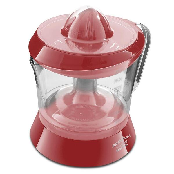 Espremedor De Frutas Elétrico Bellagio 350 Turbo 1,5l Vermelho Britânia