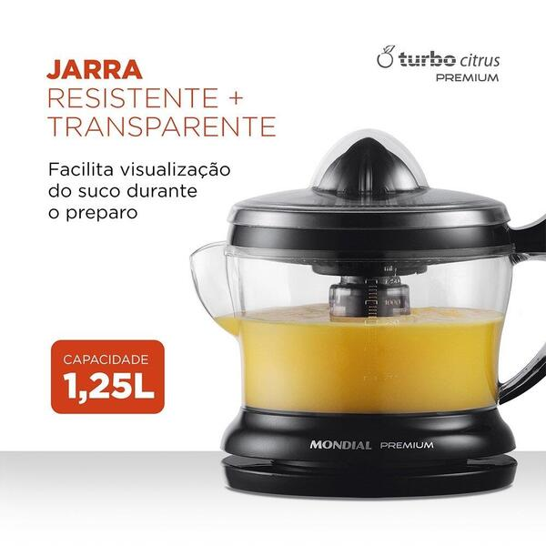 Espremedor De Sucos Mondial Turbo Premium Bivolt E-02 0190-05